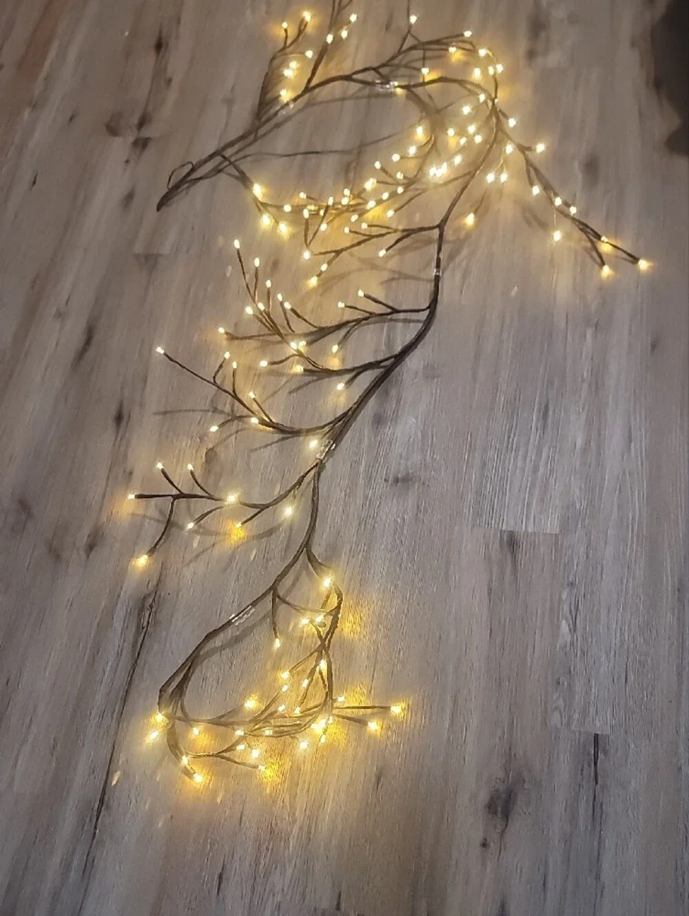 Warm White LED Branch String Lights